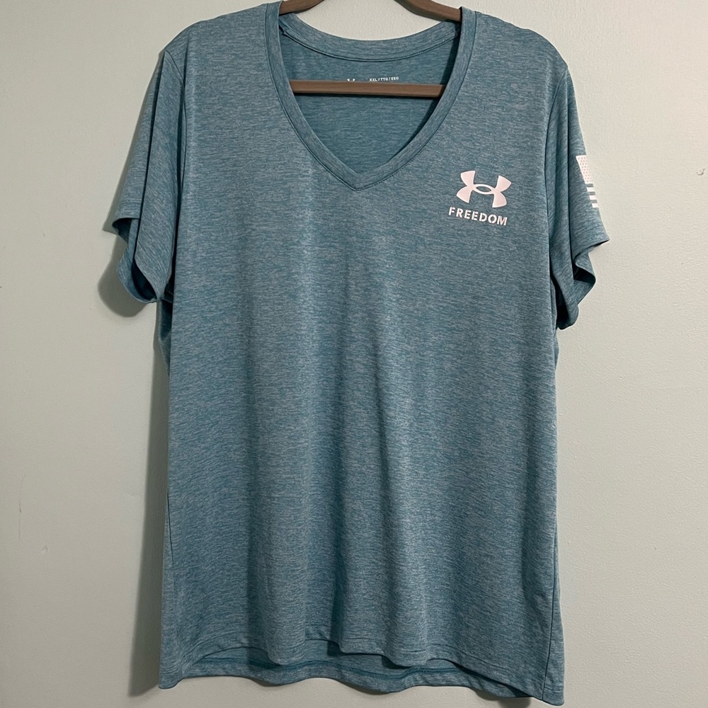 Under Armour Freedom HeatGear Tee - Size XXL